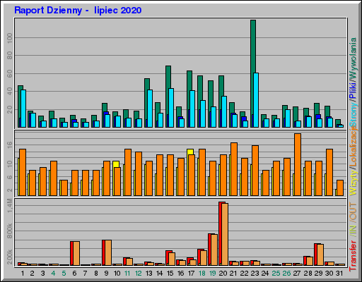 Raport Dzienny -  lipiec 2020