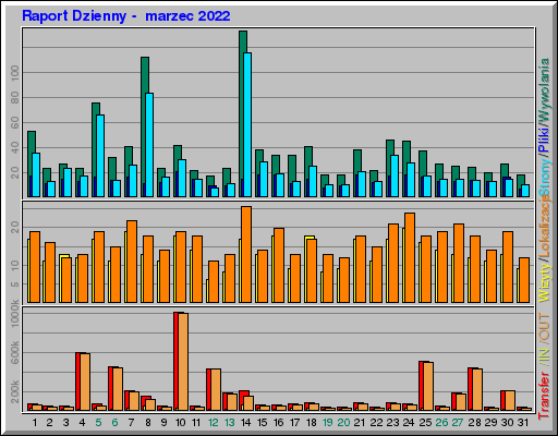 Raport Dzienny -  marzec 2022