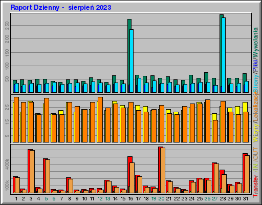 Raport Dzienny -  sierpień 2023
