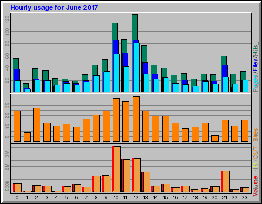 Raport Godzinowy -  czerwiec 2017