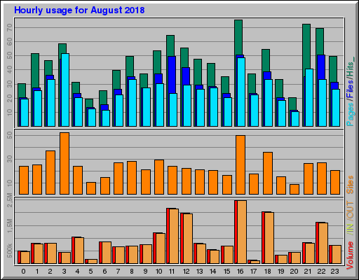 Raport Godzinowy - sierpień 2018 Raport Godzinowy - sierpień 2018