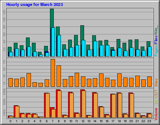 Raport Godzinowy -  marzec 2023