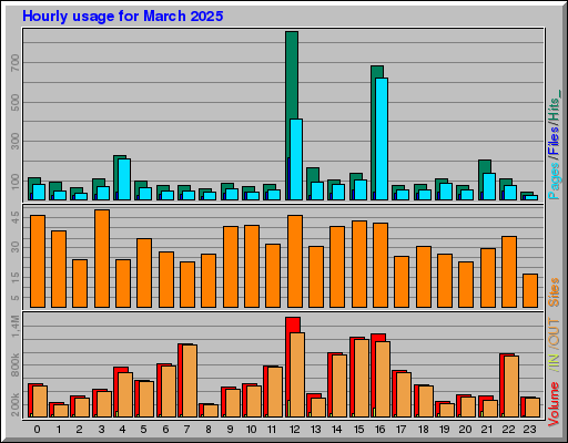 Raport Godzinowy -  marzec 2025