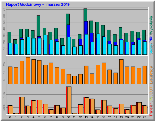 Raport Godzinowy -  marzec 2019