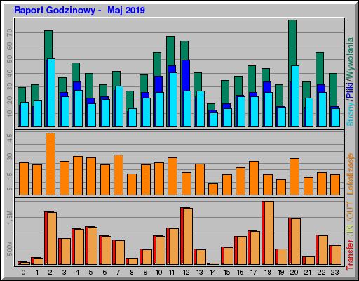 Raport Godzinowy -  Maj 2019