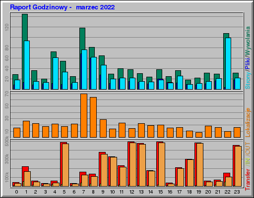 Raport Godzinowy -  marzec 2022
