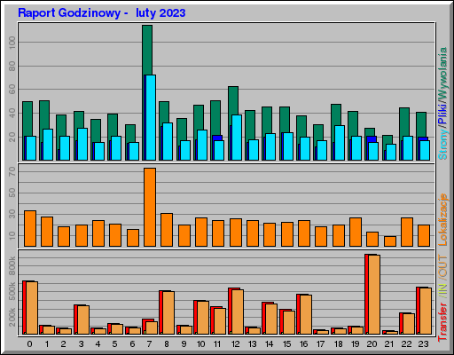 Raport Godzinowy - luty 2023 Raport Godzinowy - luty 2023